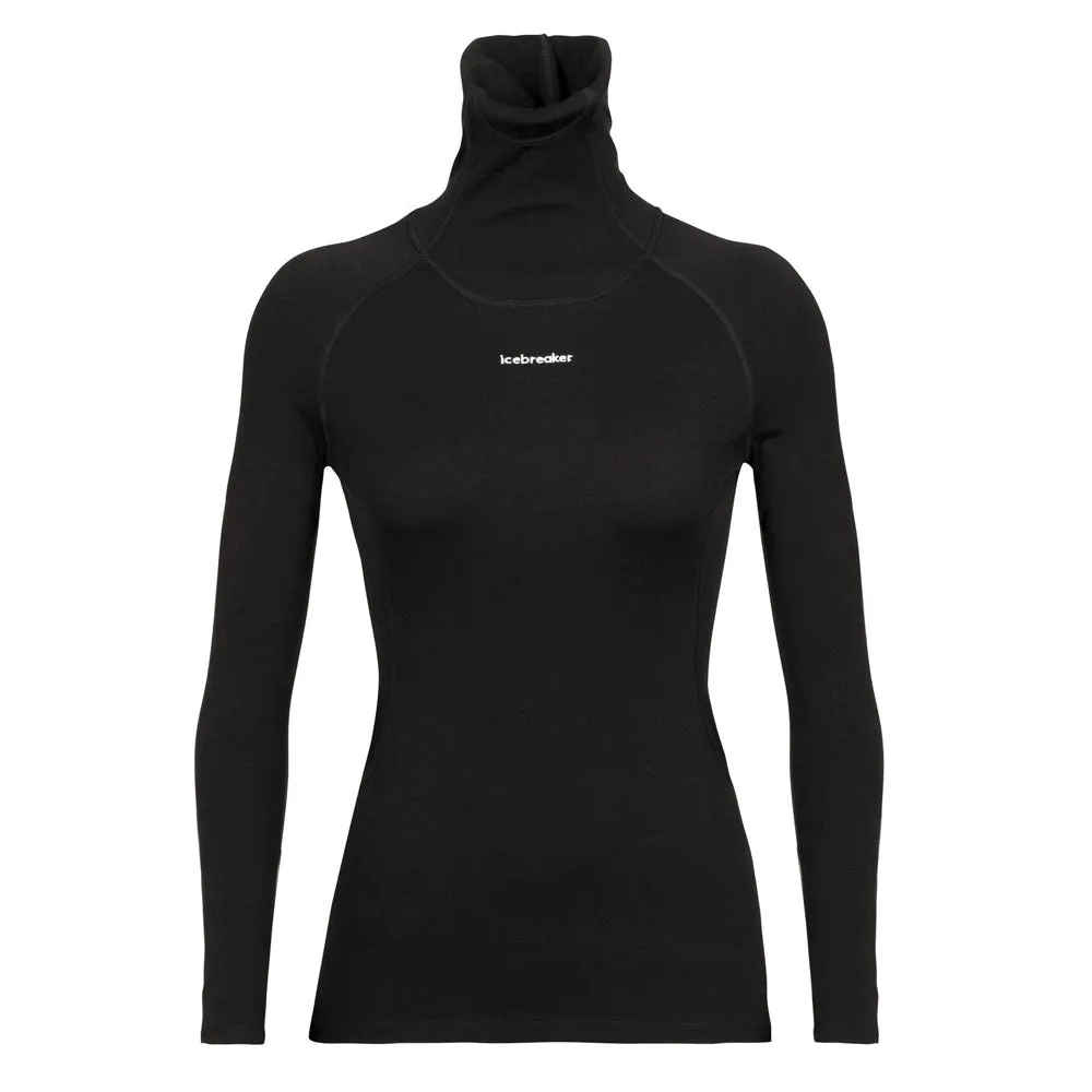 Icebreaker Womens Merino LS Roll Neck