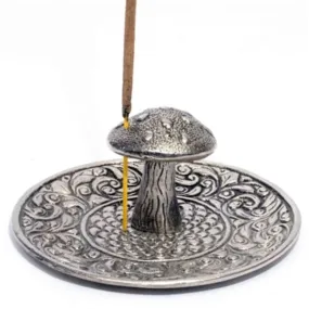 Incense Burner - Mushroom Floral