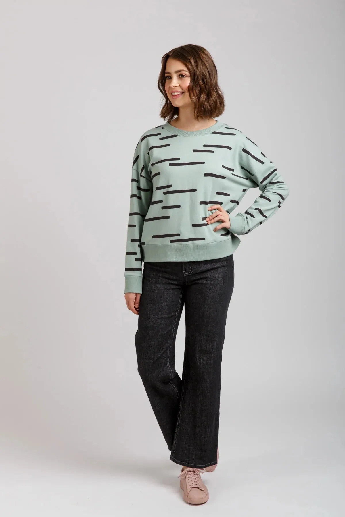 Jarrah Sweater Sewing Pattern by Megan Nielsen