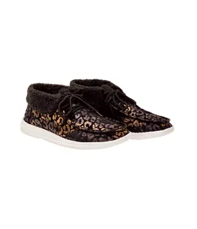 Jazlyn Sneakers in Black Leopard