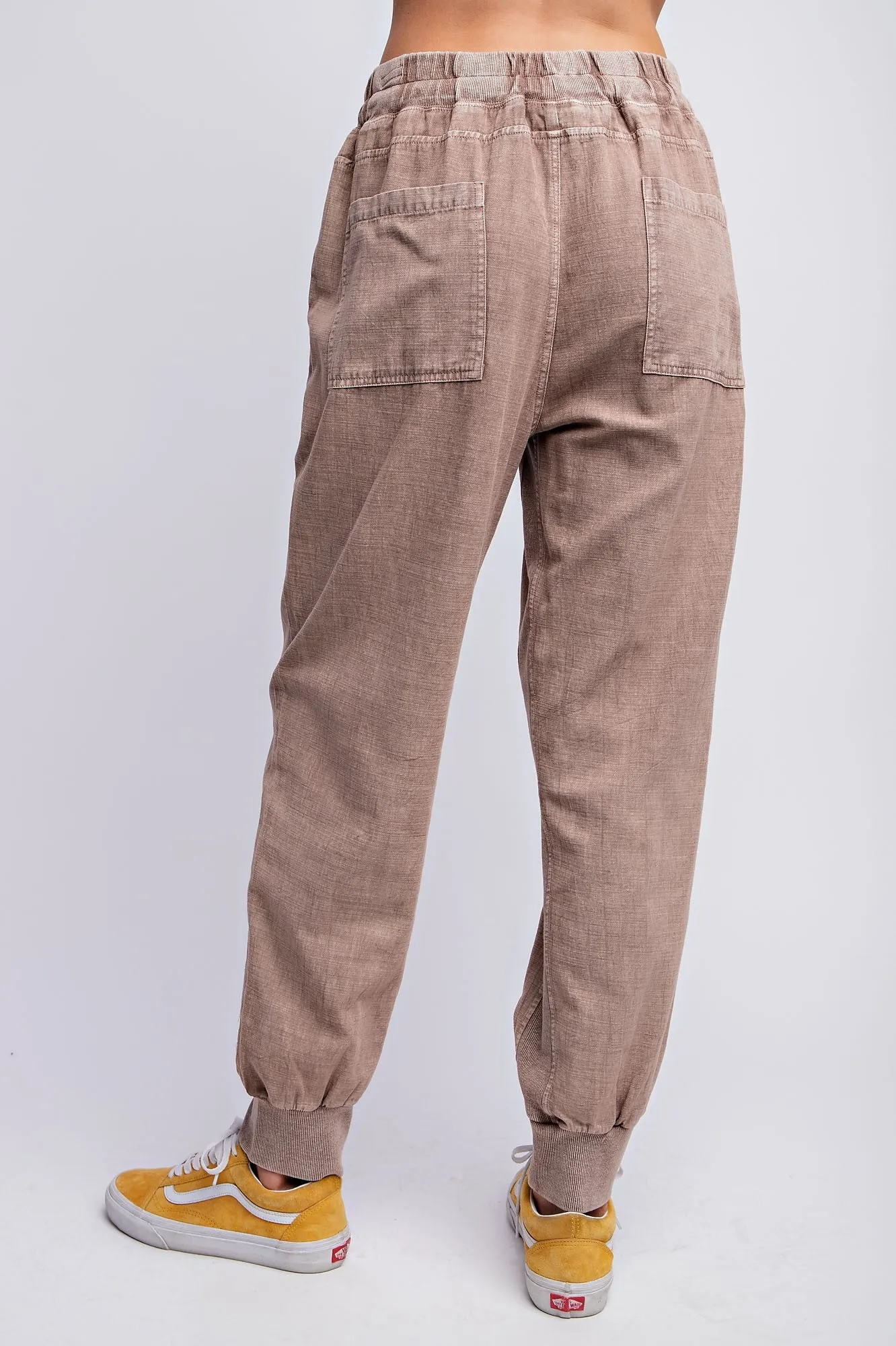 Jenny Joggers in Mocha, Berry, & Charcoal