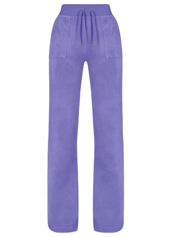 Juicy Couture Del Ray Classic Velour Bukser - Dahlia Purple