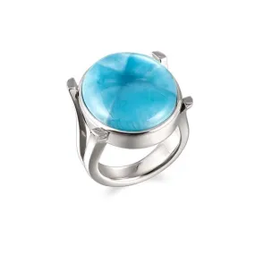 Larimar World's Ocean Cocktail Ring