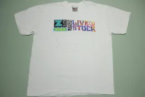 Live Stock 1993 Vintage Utah Music Festival KLZX Z93 Concert T-Shirt