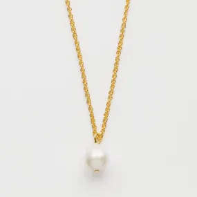 Luxe Barqoue Pearl Pendant Necklace