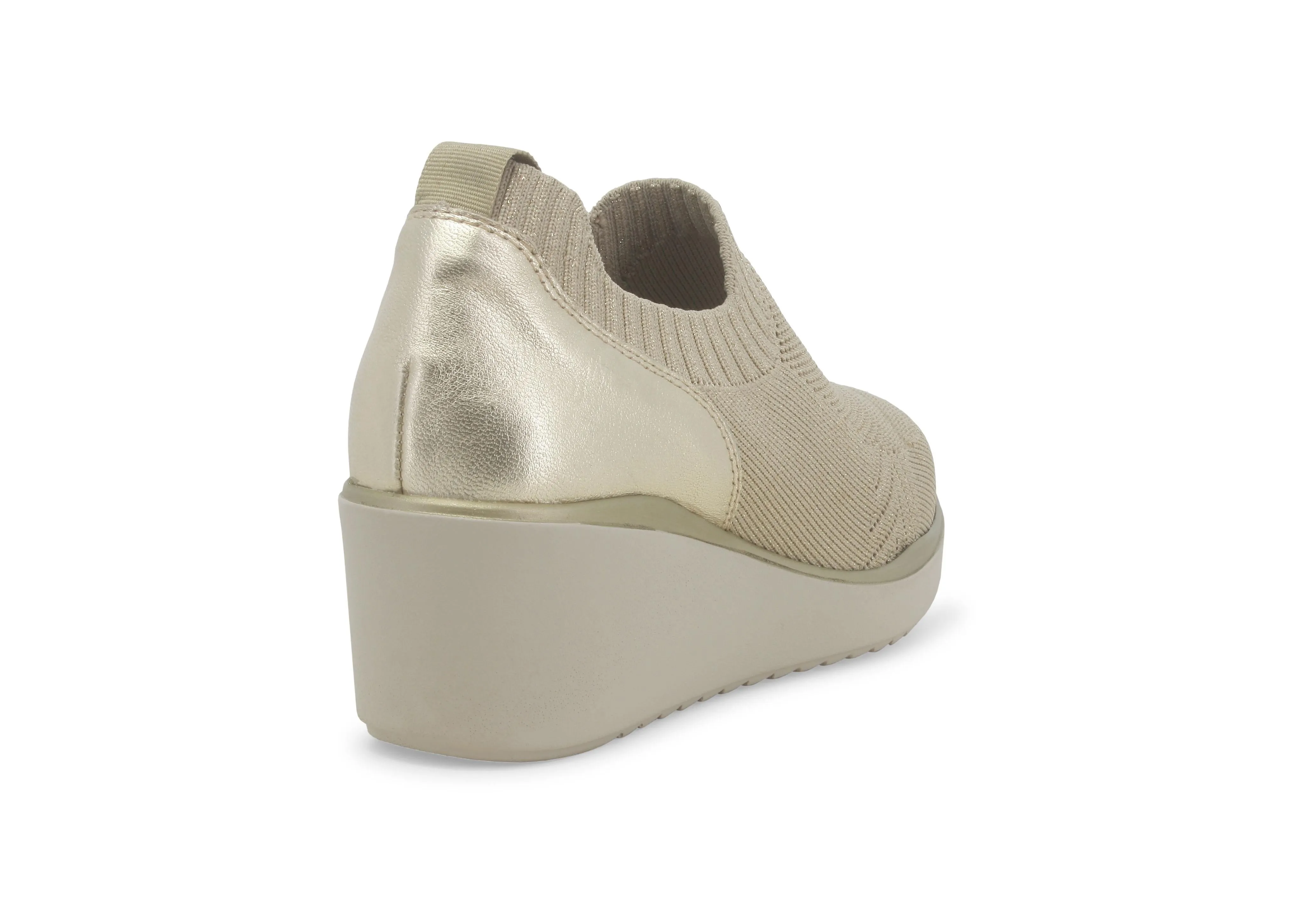 Melluso Slip-on Donna Estiva Zeppa Tessuto Elasticizzato