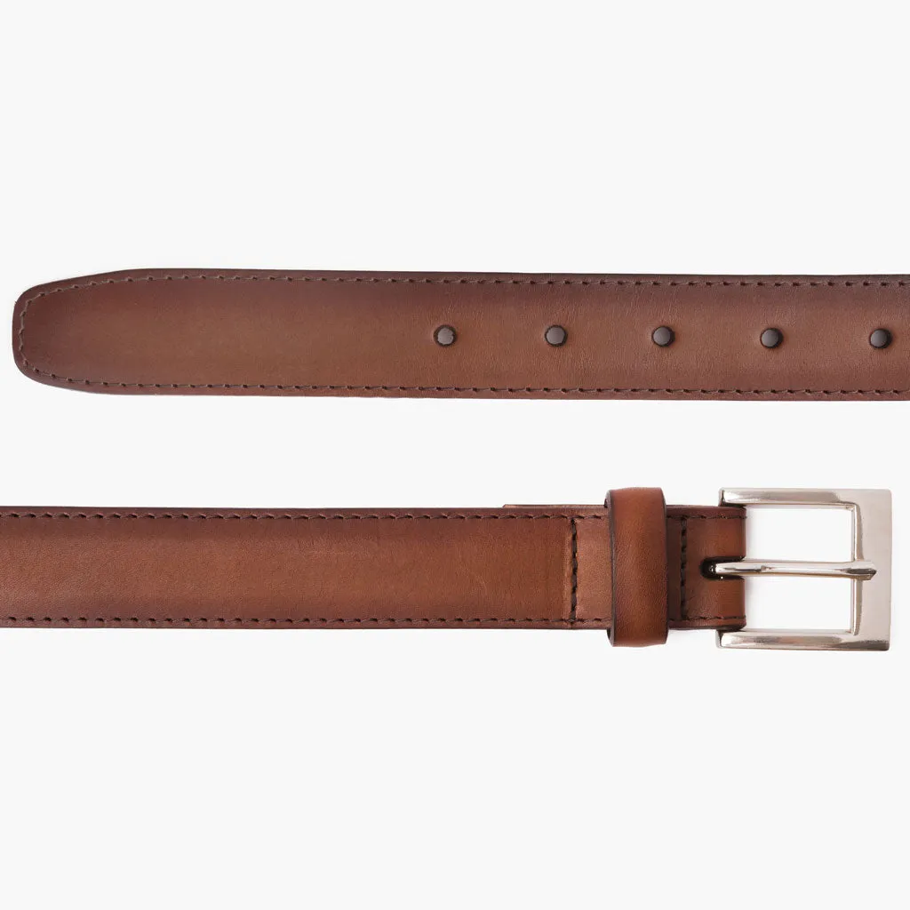 Men's Classic Leather Belt | Brandy