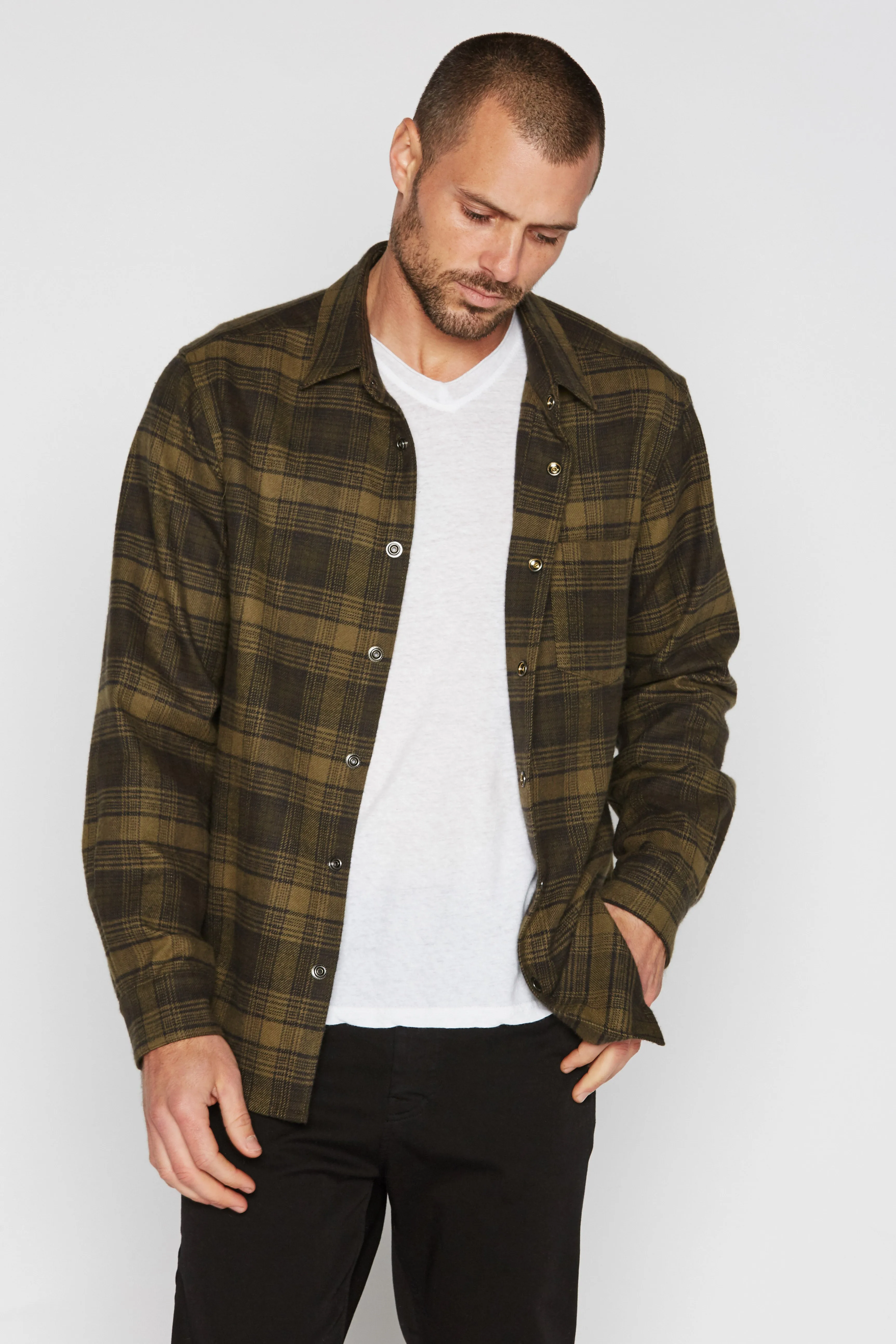 Men's Flannel Button Up