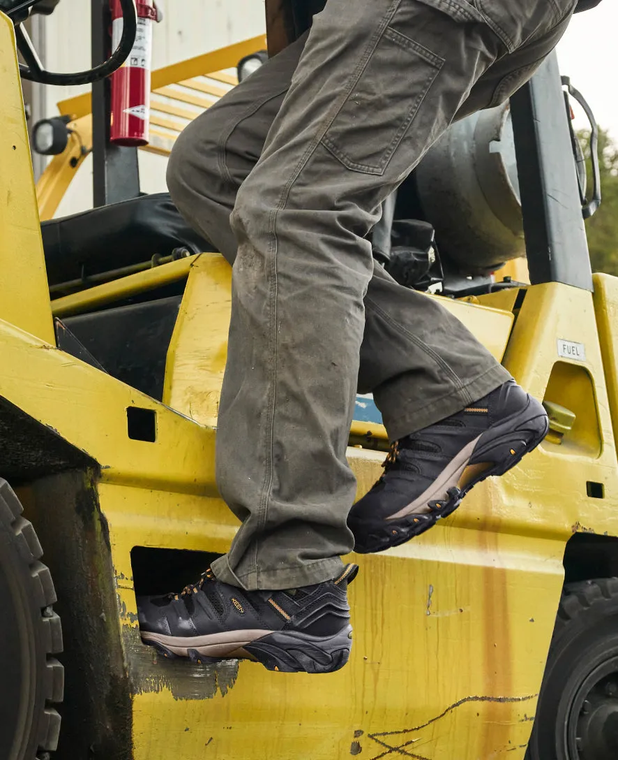 Men's Lansing Mid Waterproof (Steel Toe)  |  Raven/Tawny Olive