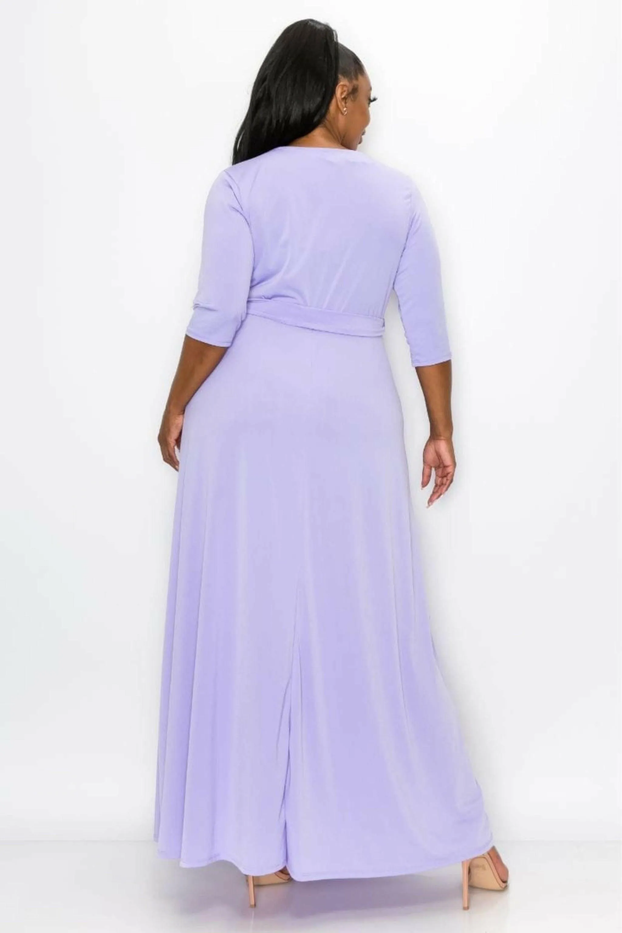 MY GODDESS TWIST FRONT MAXI DRESS