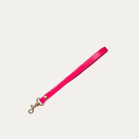 NEP/GH/WA Wristlet Strap Attachment | Neon Pink   Gold Hardware