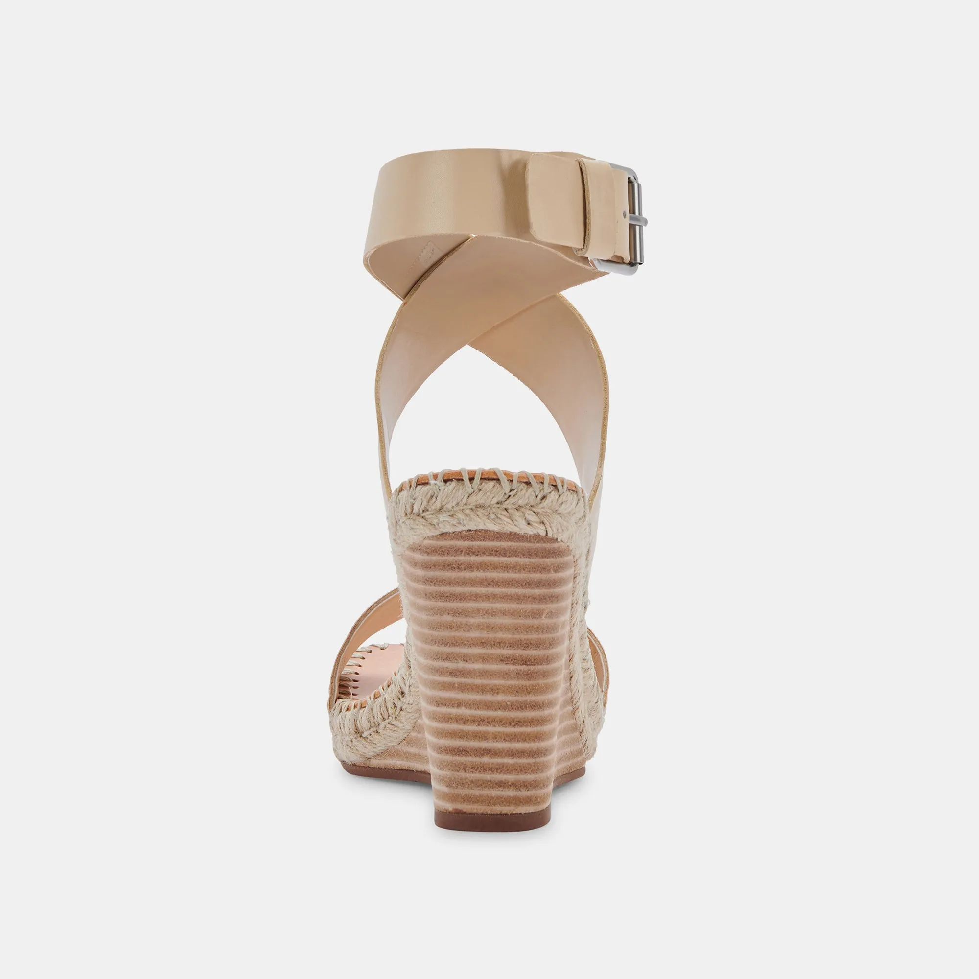 NEZZA WEDGES VANILLA LEATHER