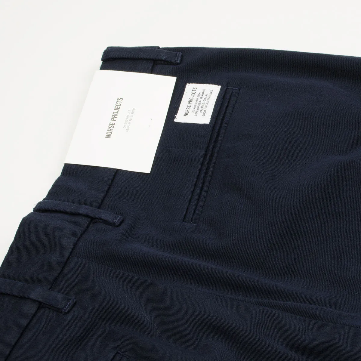 Norse Projects - Aros Regular Light Stretch Chinos - Dark Navy