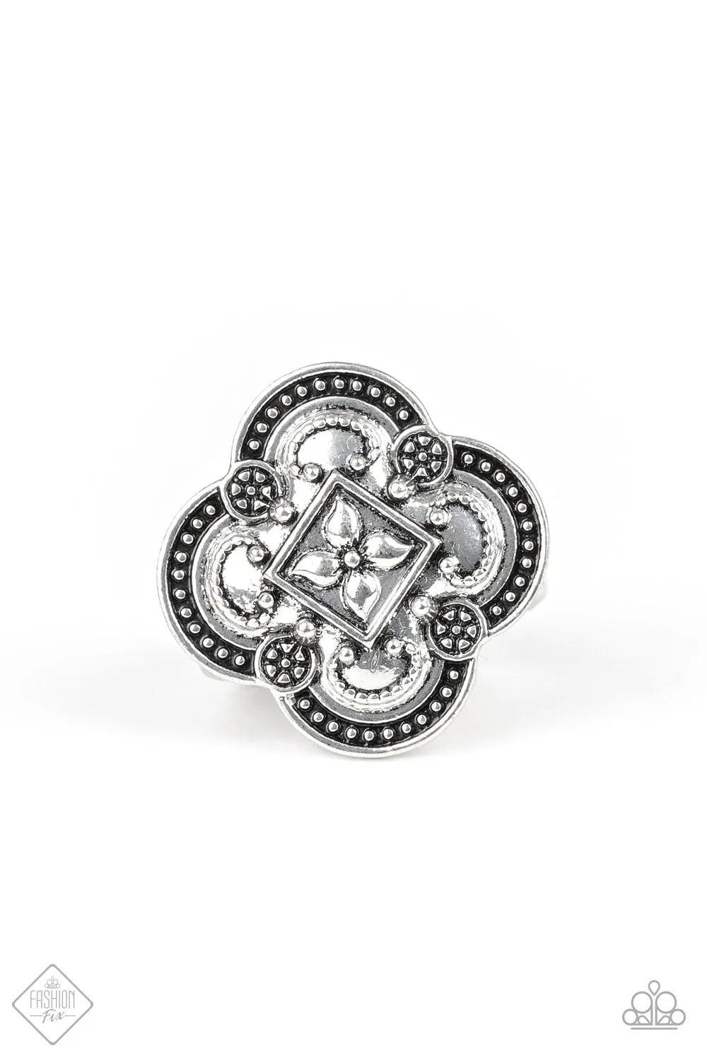 Paparazzi Accessories  - Your Royal Rogue-ness #RS1/C2 - Silver Fashion Fix Ring June 2019