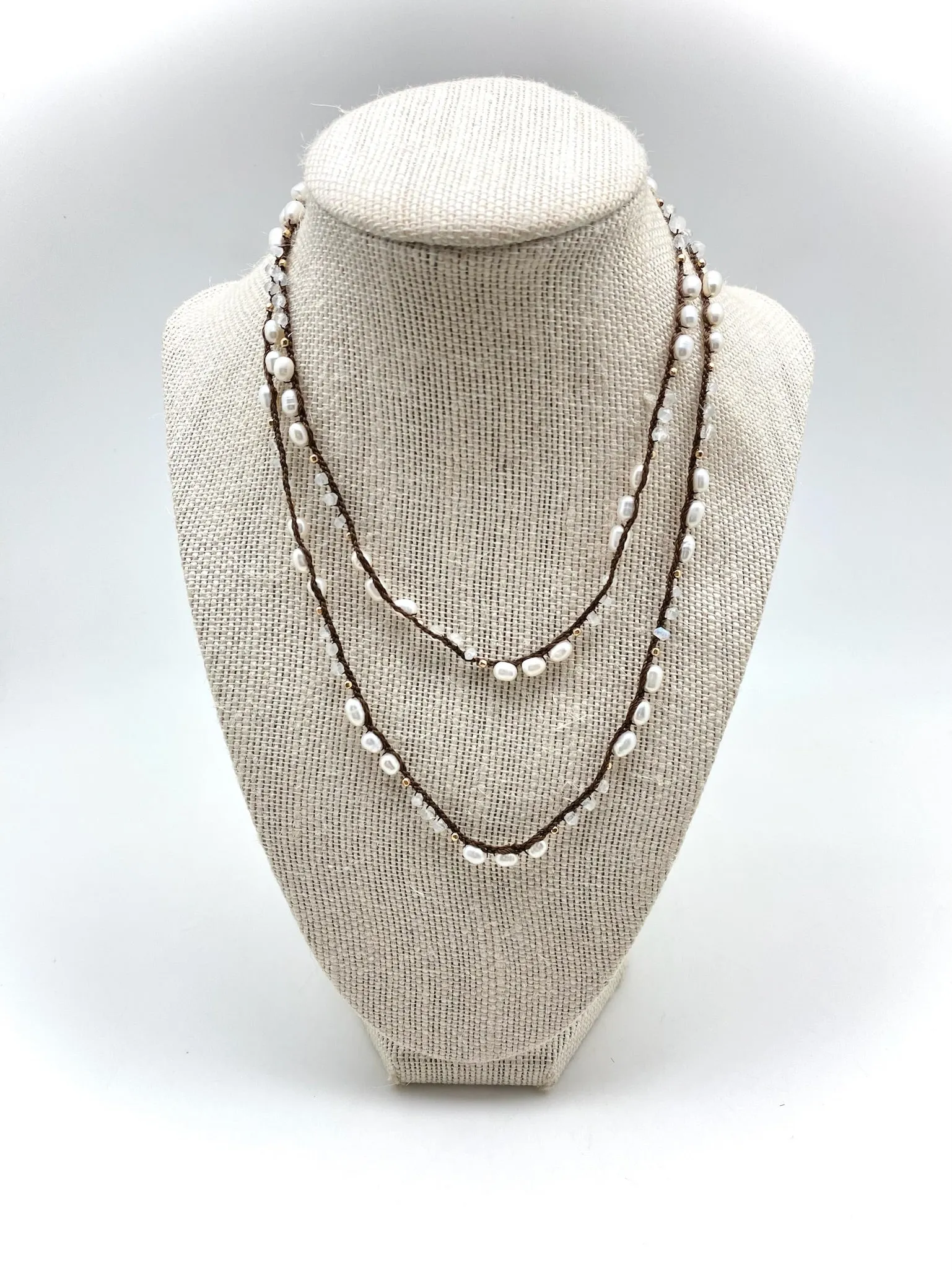 Pearl Crochet Necklace