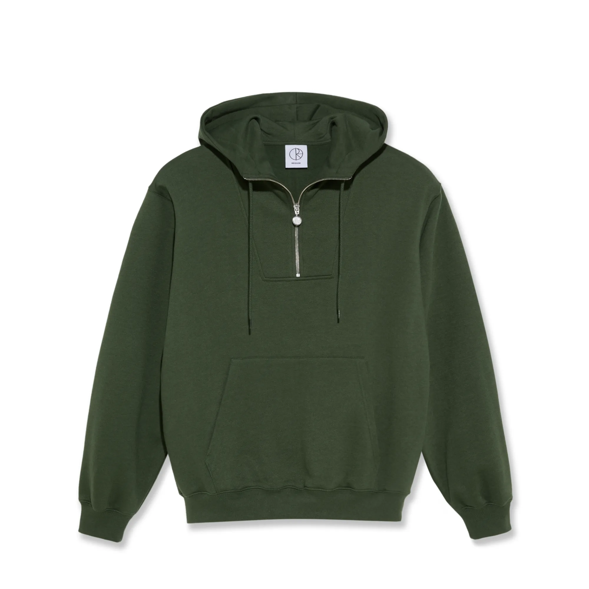 Polar Skate Co. Half Zip Hoodie Dark Olive