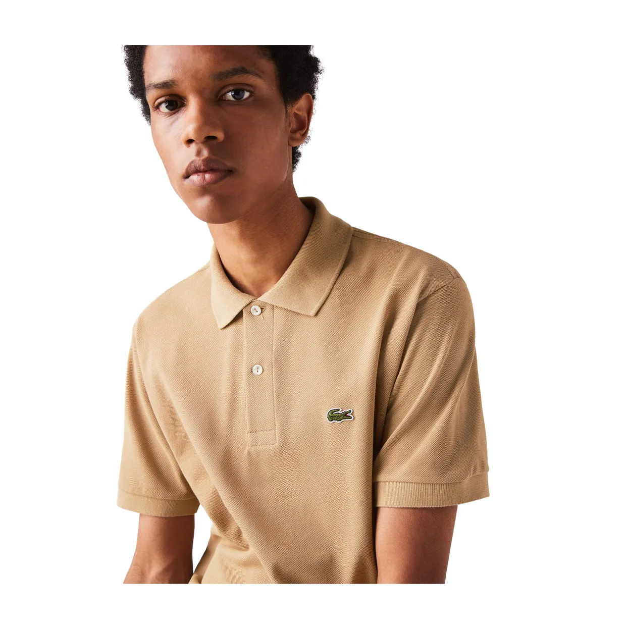 Polo Lacoste Classic Fit Beige