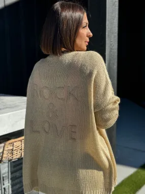 Rock & Love Cardigan (Sand)