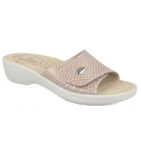 Scarpe da Donna FLYFLOT - Art. T5G16GE ciabatta Beige con strappo comfort