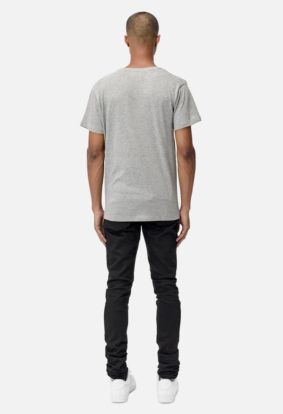 Silk Blend Classic Crew / Grey