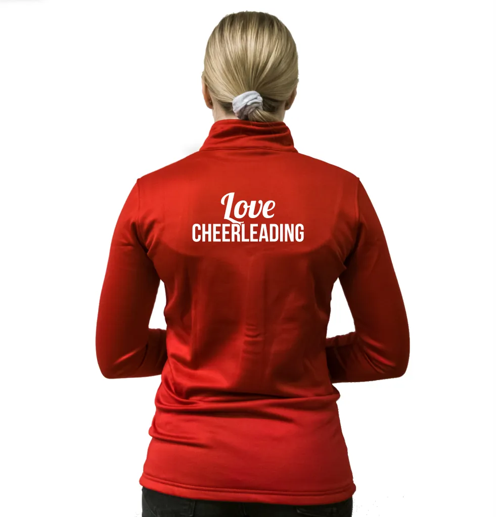 Skillz Gear Invincible jacket with Love Cheerleading print