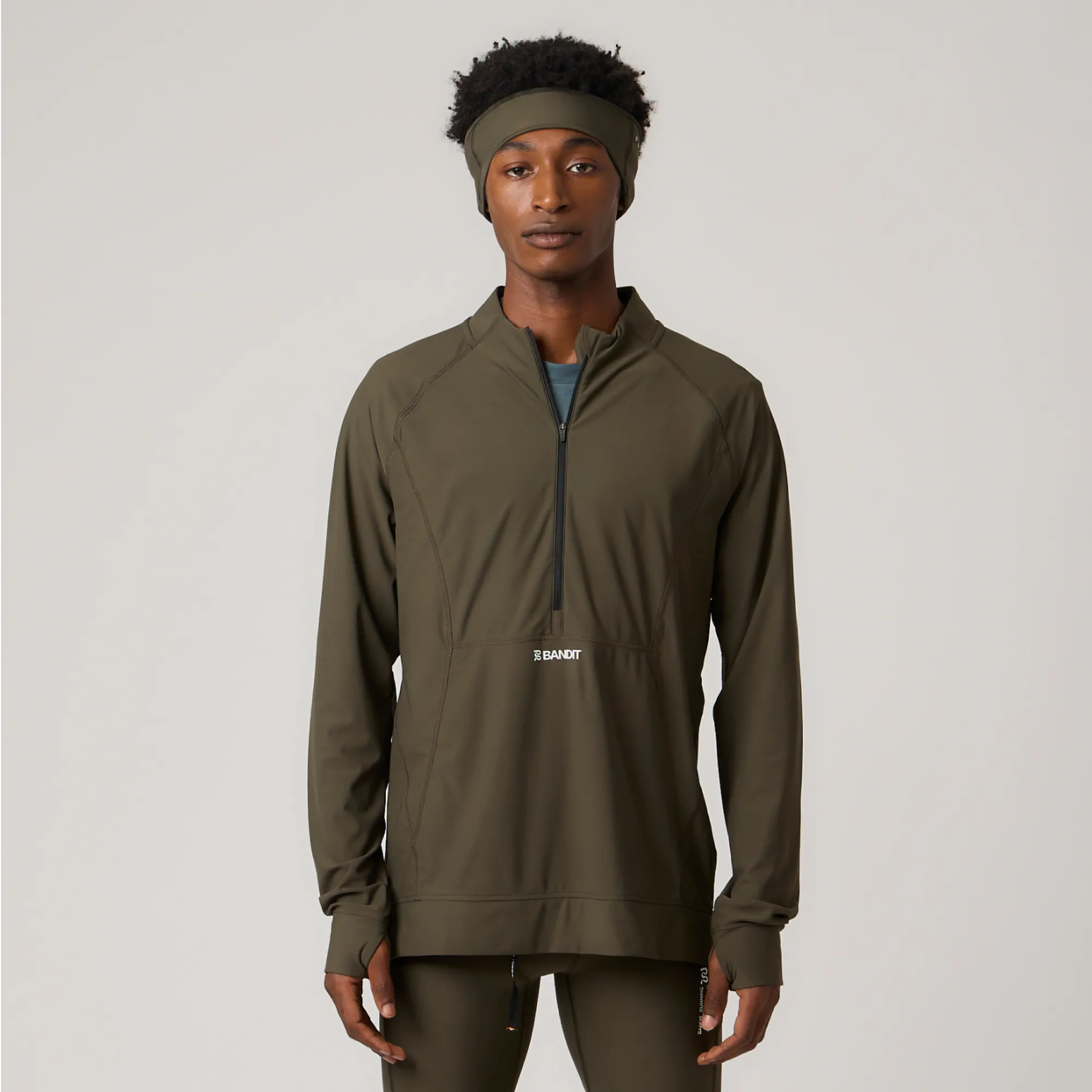 SoftSpeed™️ Cold Weather Quarter Zip - Men's, Olive