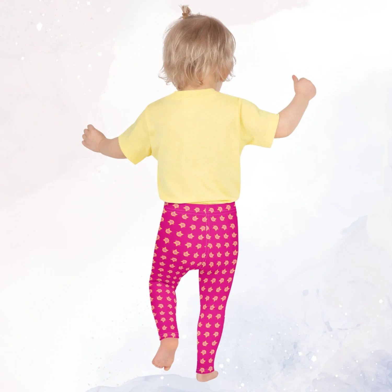 Super Hero Kitties Kids Pink Leggings