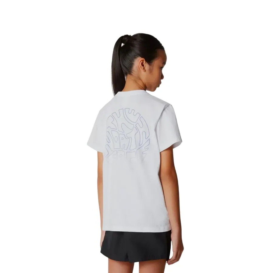 The North Face Relaxed Graphic girl's short sleeve t-shirt NF0A87BCFN41 white