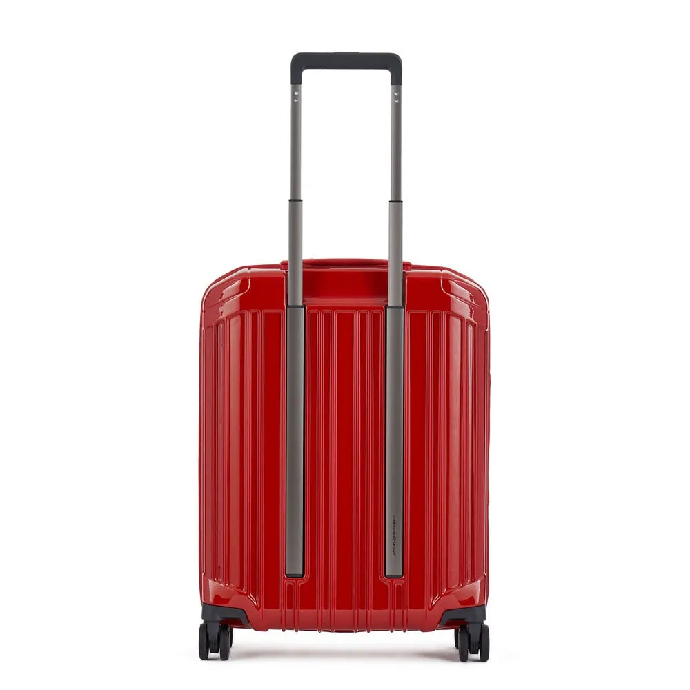 Trolley cabina PIQUADRO Rigido Ultra Slim con 4 Ruote Colore Rosso Linea PQ-Light - BV4425PQL