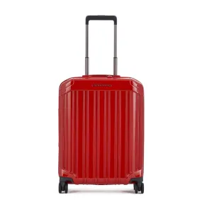 Trolley cabina PIQUADRO Rigido Ultra Slim con 4 Ruote Colore Rosso Linea PQ-Light - BV4425PQL