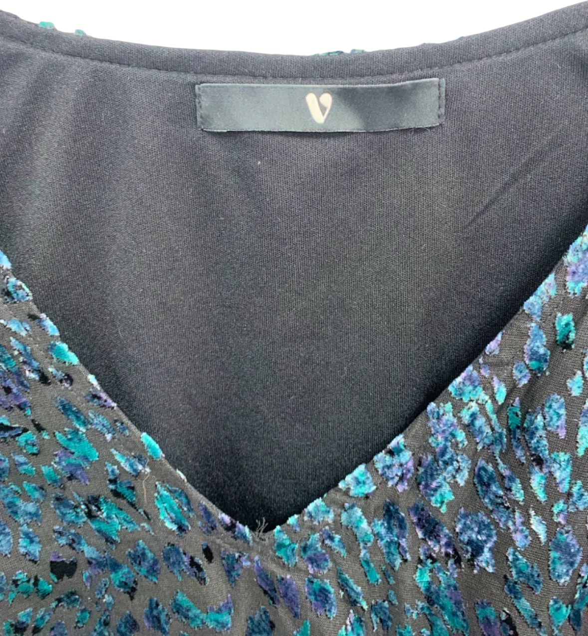 V by Very Teal Animal Print Dress UK 20