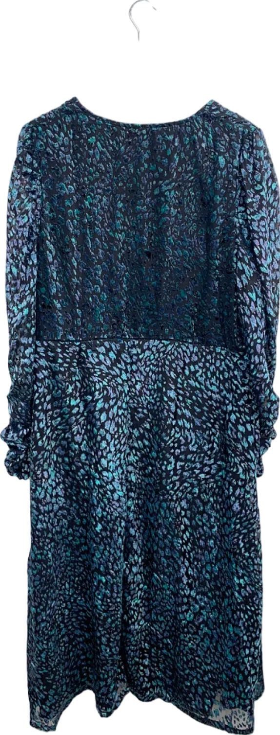 V by Very Teal Animal Print Dress UK 20