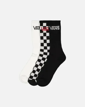 Vans Classic Crewcut Socks 6.5-9 3 Pack White