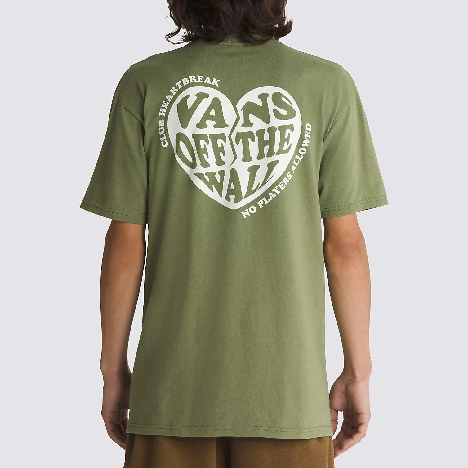 VANS No Players Graphic T-Shirt - Olive