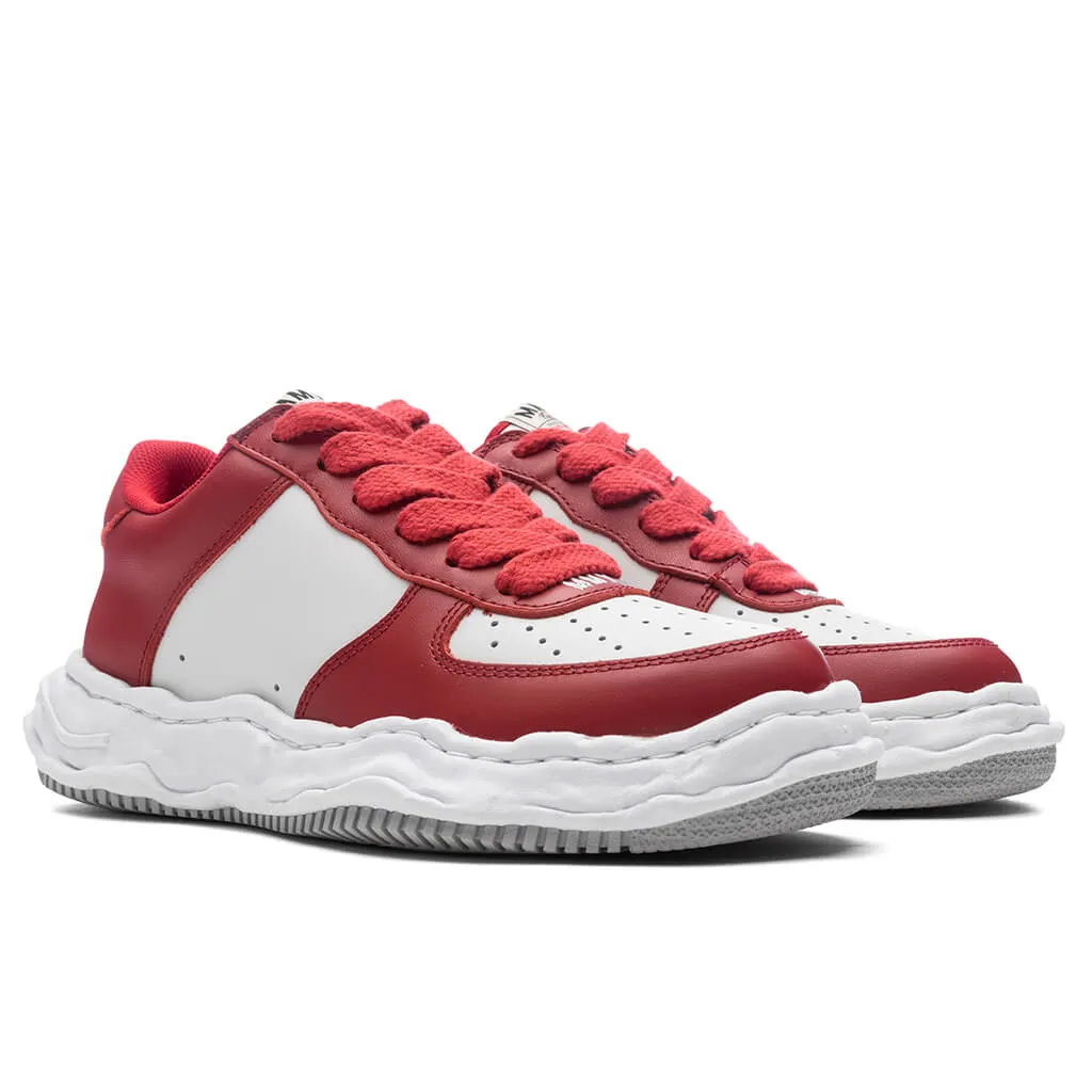 Wayne Low OG Sole Leather Sneaker - Red/White