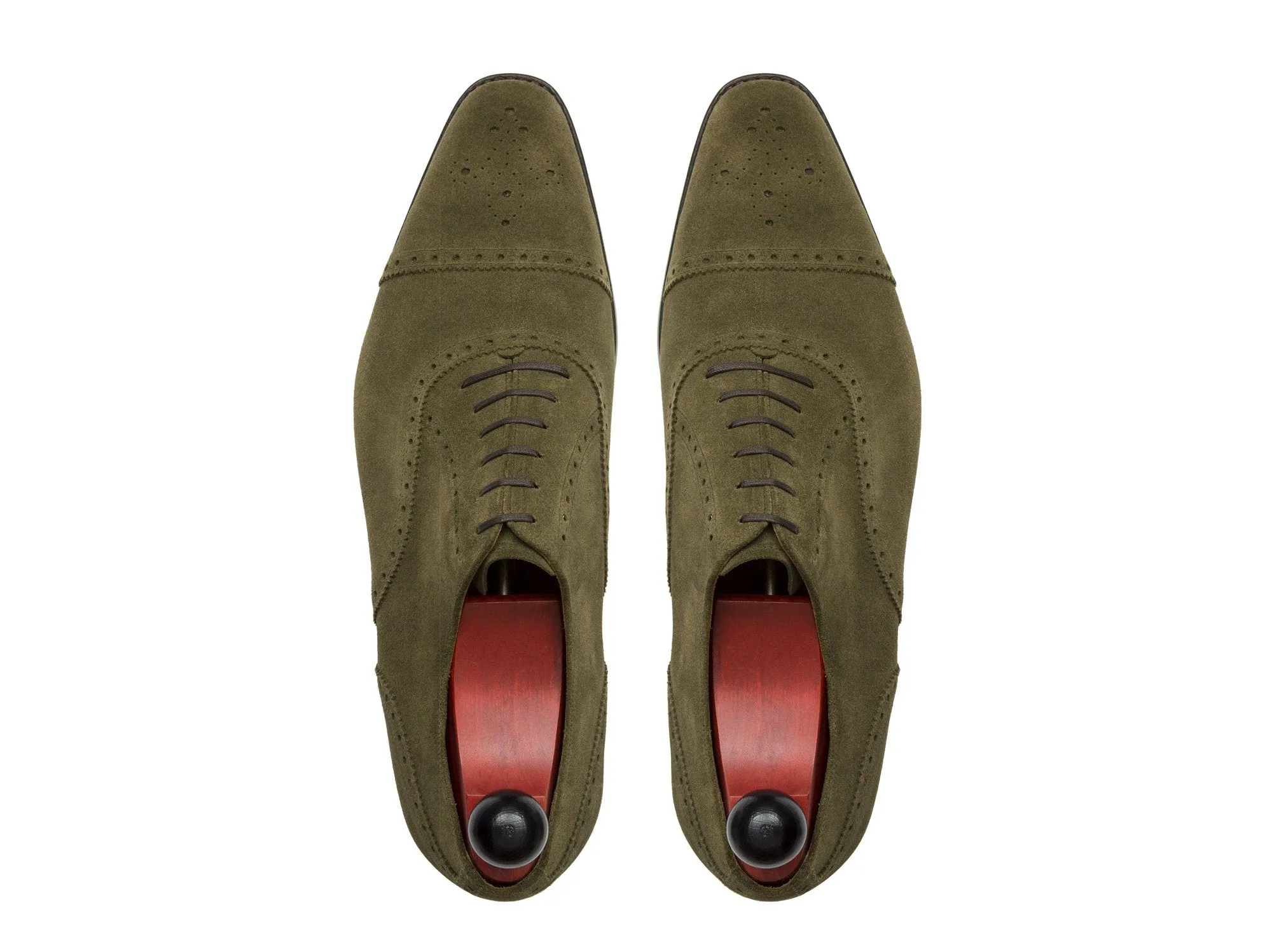 Windermere - MTO - Olive Suede - MGF Last - Single Leather Sole