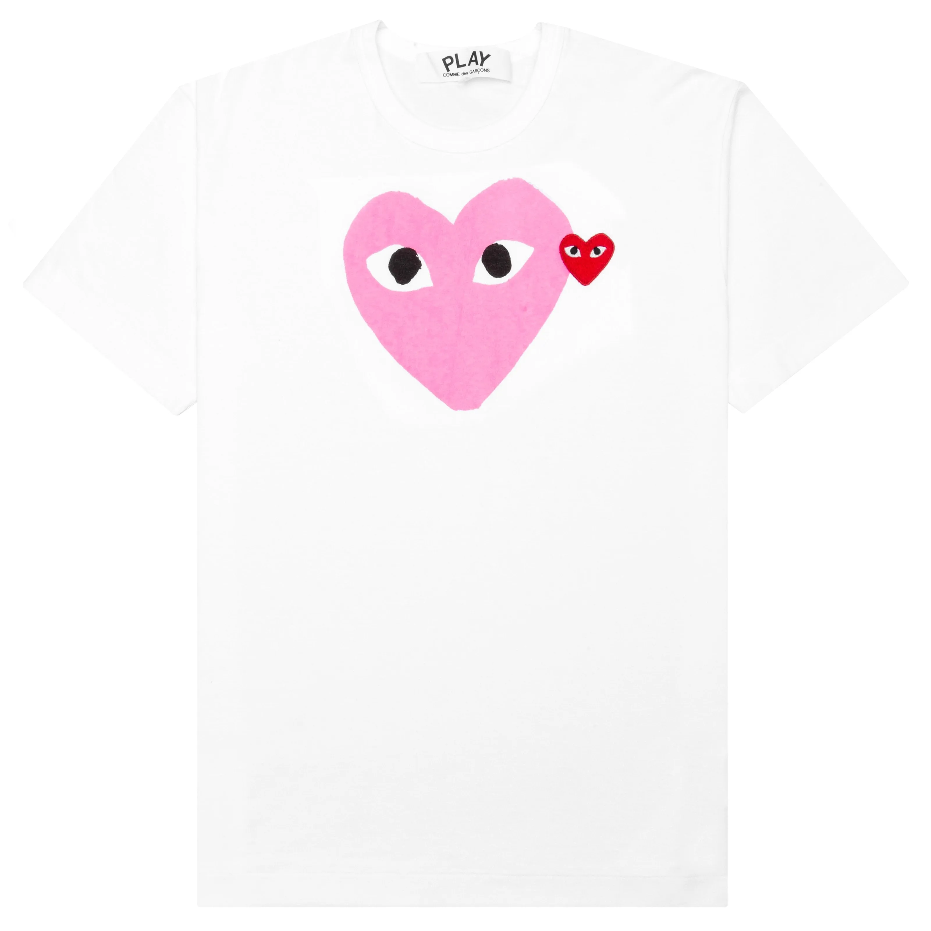 Women's Colored Heart Tee - Pink