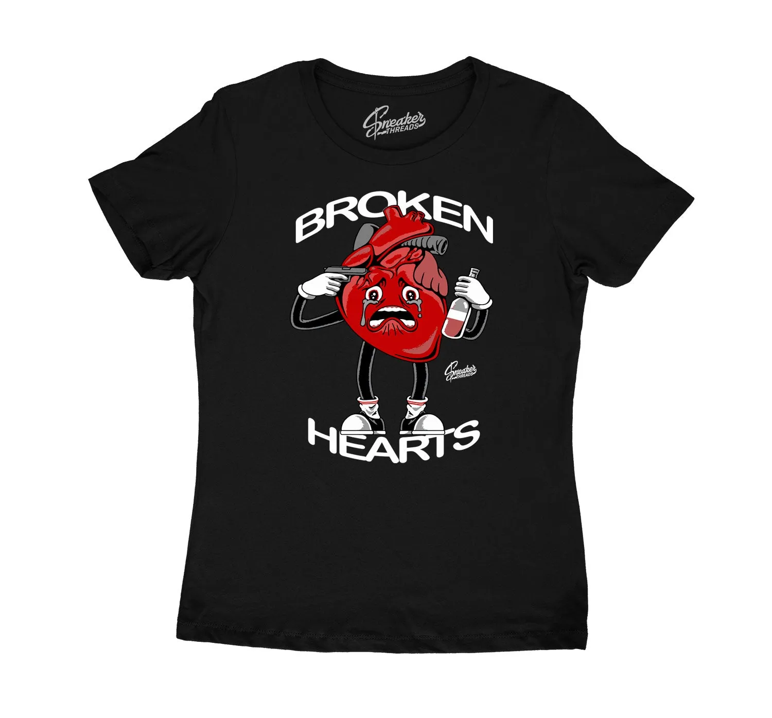 Womens - Red Flint 13 Broken Hearts Shirt