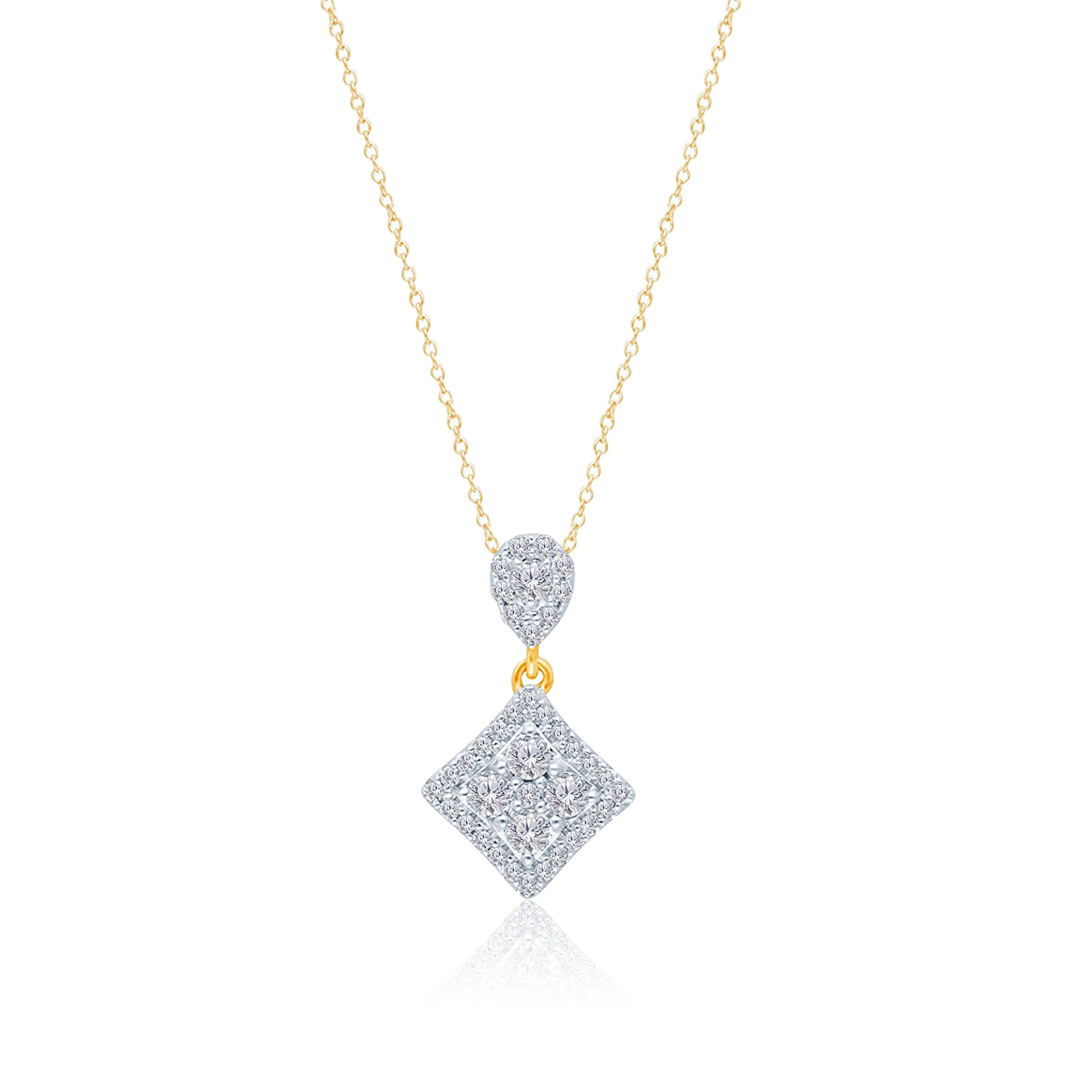 Yellow Gold Diamond Eternal Pendant