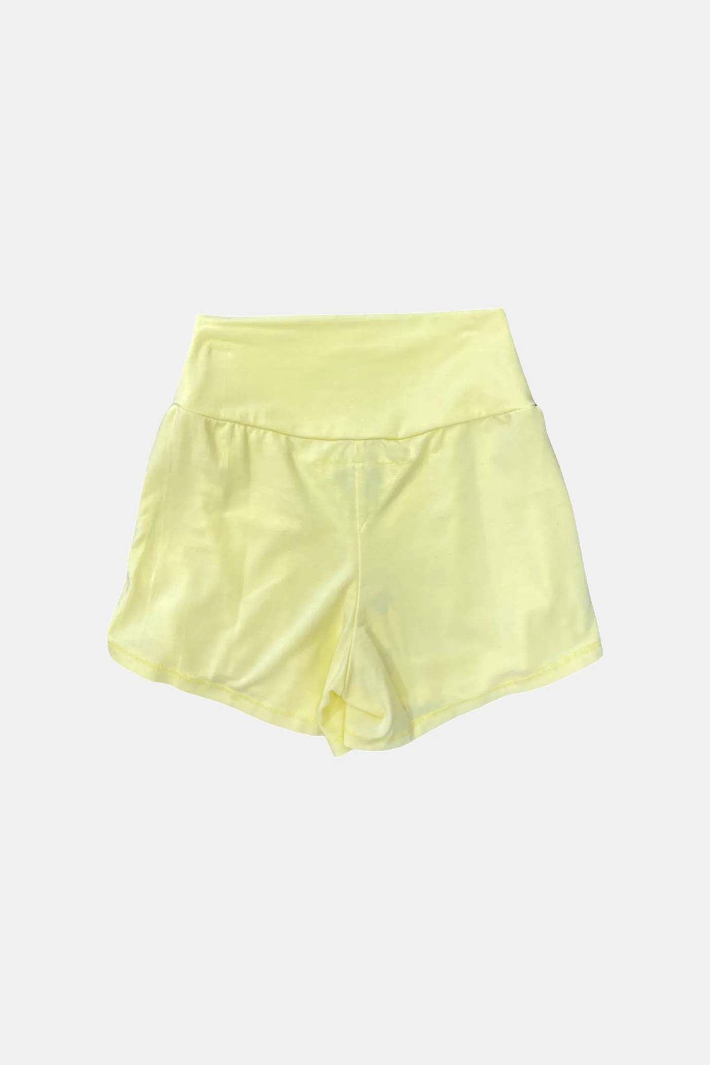 Yellow Side Gathered Skort