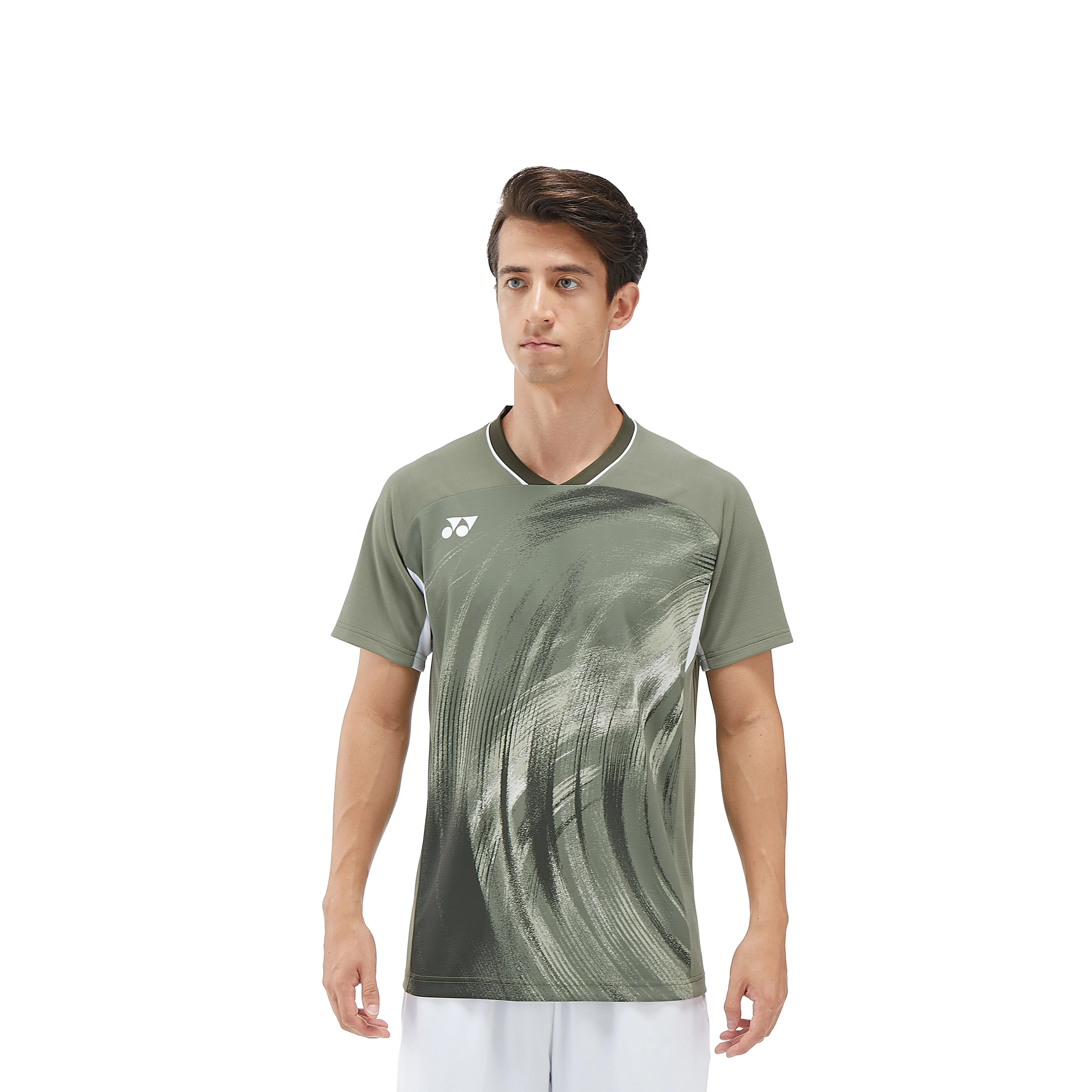 Yonex Badminton/ Tennis Sports Shirt 10568EX Light Olive MEN'S