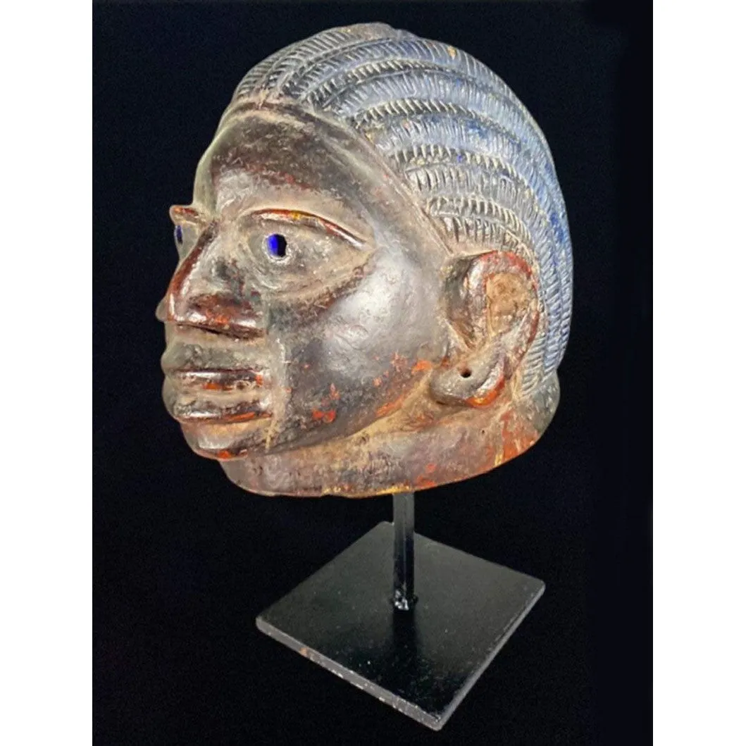 Yoruba Gld Female Helmet Mask, Nigeria #1147